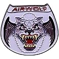 Airwolf Logo Air Wolf Helicopter 1980s TV Show 1.2" Enamel Pin Badge