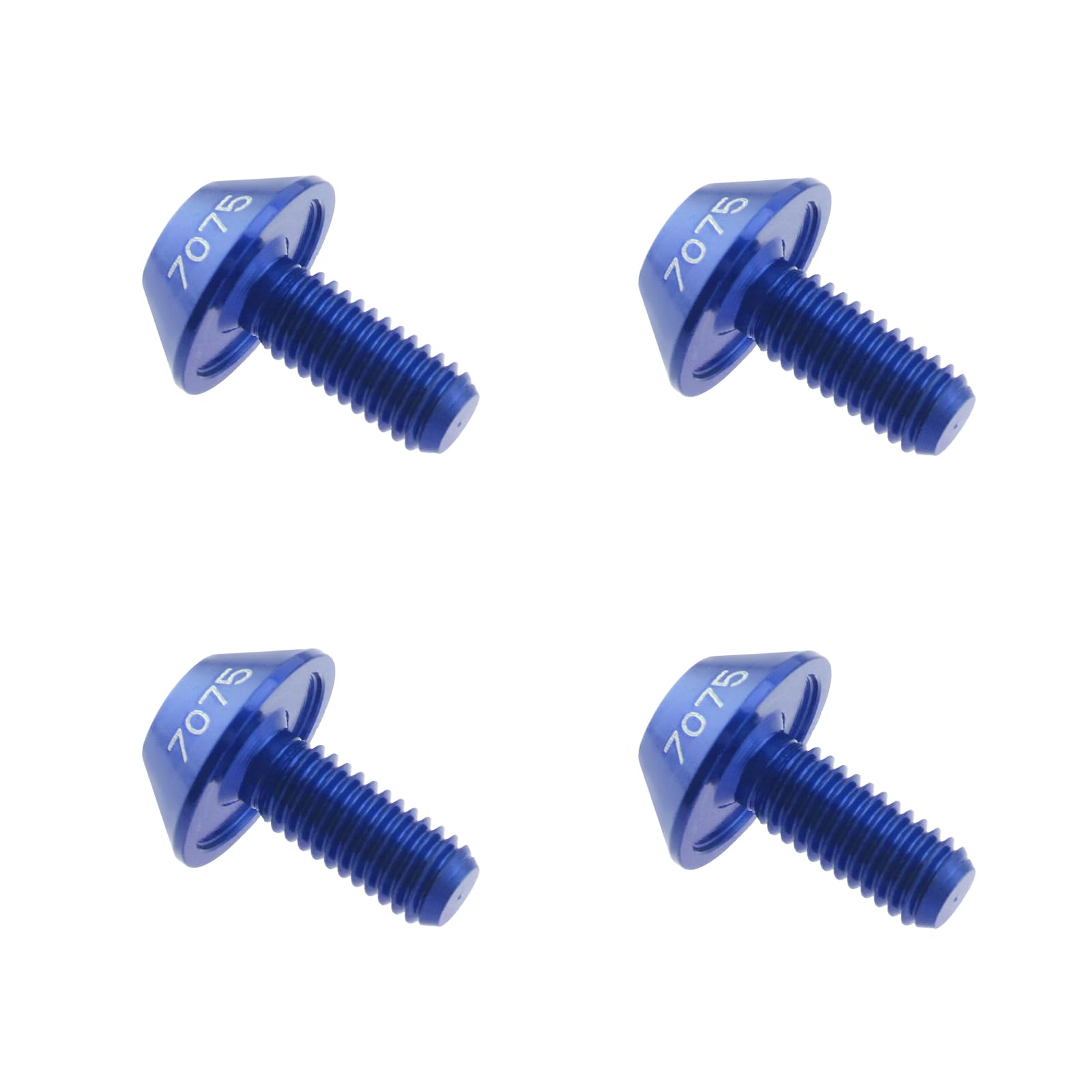 LT Easiyl 4Pcs M5 x 12mm Bicycle Water Bottle Cage Hex Bolts Bike Water Bottle Cage Holder Bicycle Water Bottle Bracket Screws for Mountain Bike Road Bike Blue