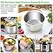 Instant Pot Accessories,Pressure Cooker Accessories 16PCS Cooking Accessories for 6,8 Qt InstaPot & Pressure Cooker, with Steamer Basket, Springform Pan, Egg Rack, Egg Bites Mold, Magnetic Cheat Sheet