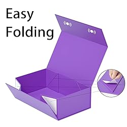 RYDDOY Purple Gift Box, 12x6x4'' Gift box for