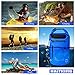 KastKing Dry Bag Waterproof Roll Top Type Duffel Bag with Zippered Compartment and Grab Handle (Blue, 30L)