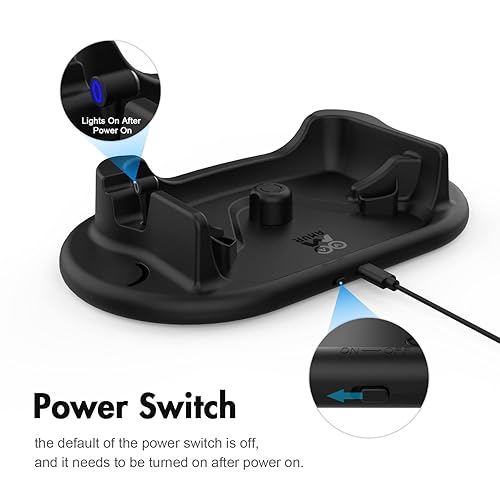 AMVR Charging Dock for Oculus Quest 2, Headset Display Stand and