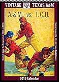 Texas A&M Aggies 2015 Vintage Football Calendar by 