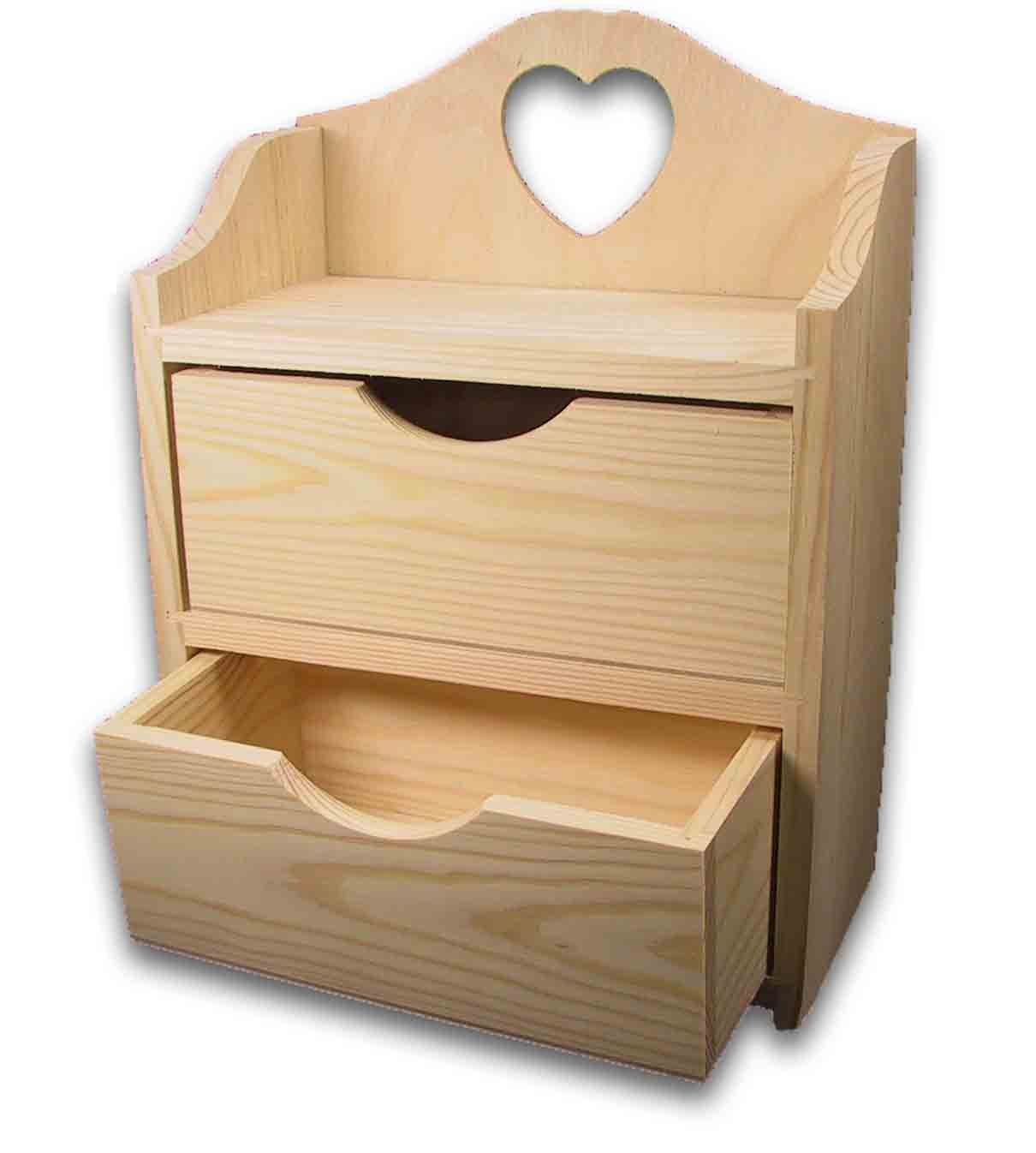 Amazon.de: kleines, stabiles Schubladen-Regal, Holz, Kiefer massiv