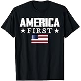 America First USA Flag T-Shirt