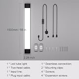 Amdelne 6000K 5ft LED Batten Light 45W IP65 Plug In Ceiling Strip view 4