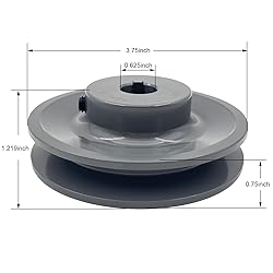 Saelno AK39-5/8 Sheaves, v Belt Pulley 5/8 inch