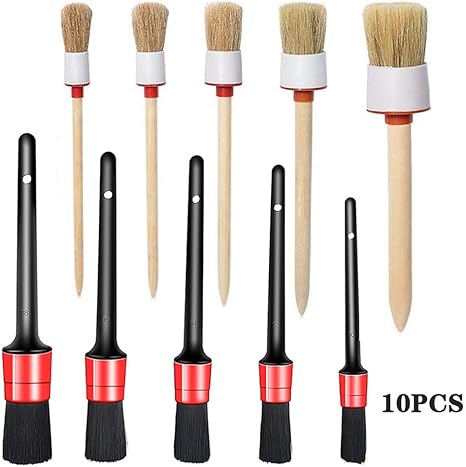 Amazon.com: Car Auto Detailing Brush Set, Automotive Detail Brushes