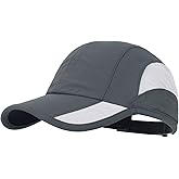 HH HOFNEN Quick Dry Baseball Cap Unstructured Running Cap Water-Resistant UPF 50+ Mesh Golf Sun Hats for Men Women