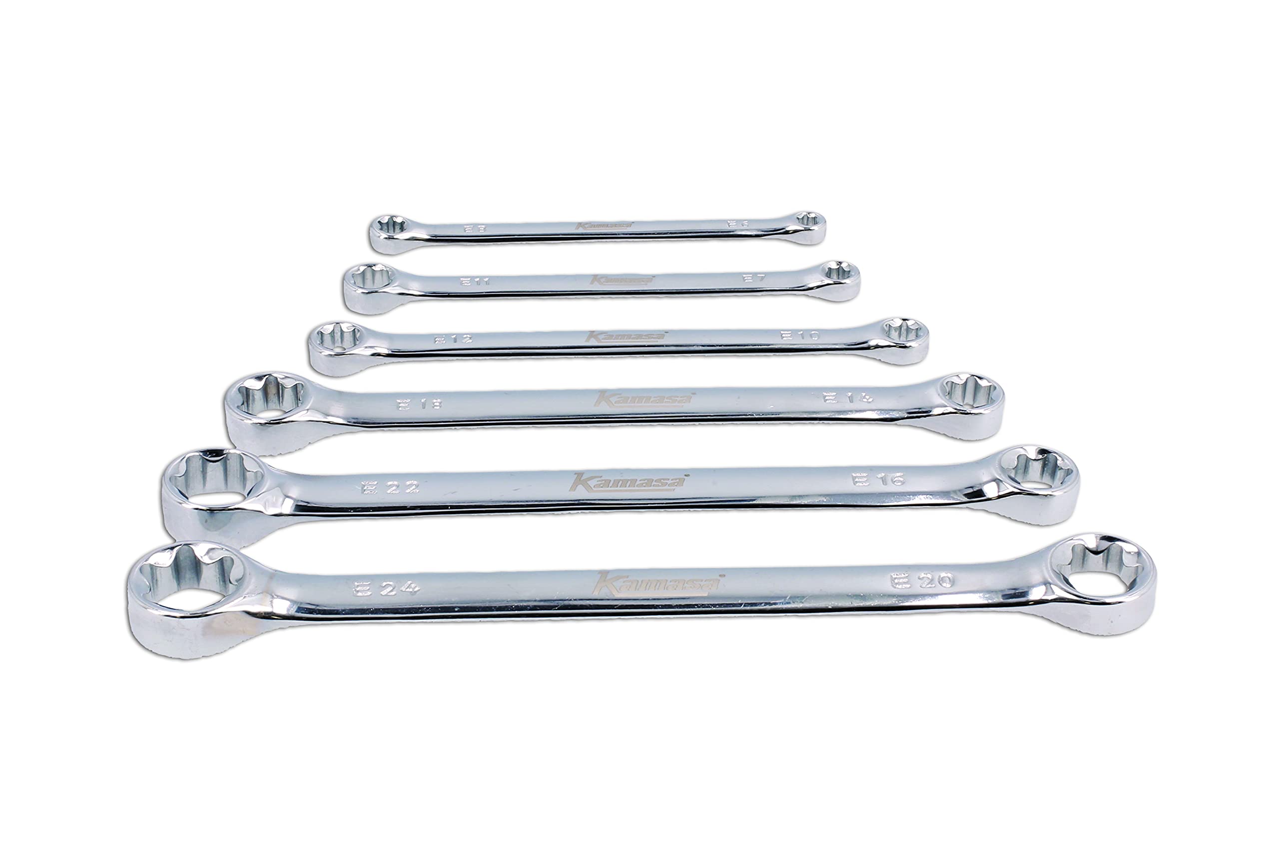 Kamasa 56143 Double Ended Star Spanner Set - 6pc