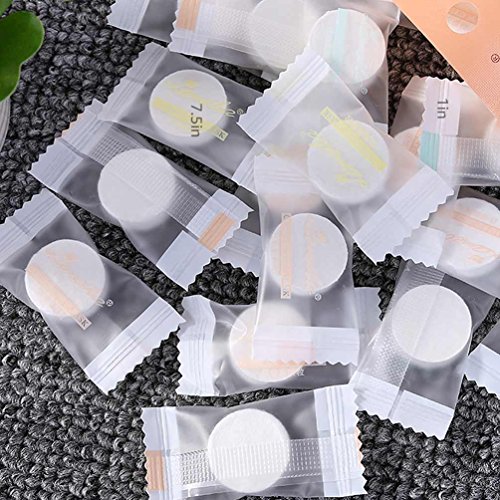 Facial Compressed Mask Paper, 30 Pcs DIY Cotton White Natural Spa Skin Care Compress Mask Treatment Fiber Face Masks