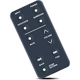 Replacement Remote Control for ZVOX Accuvoice SoundBar Speaker AV120 AV157 | AV200 AV257 AV355 AV357 SB380 SB400 SB500 SB700