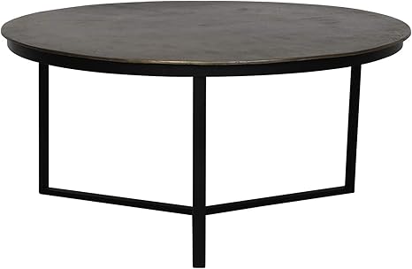 Light And Living Coffee Table Tray Round Bronze Retiro Amazon De Kuche Haushalt