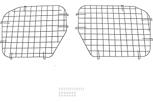 Vanhoxcci Rear Door Window Security Screens Fit for Ford Transit Low Roof