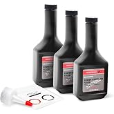 4STEED MOTORS Bundle Fit for Acura and Honda 08206-9002PE Power Steering Fluid Pack of 3 91345RDAA01 + 91370SV4000 Pump Rubber Inlet &amp; Outlet O-Ring Seals Kit 926-157