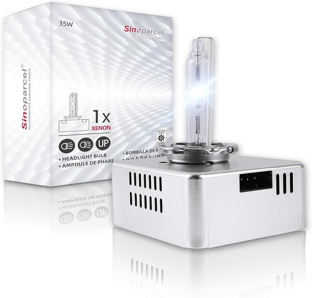 Sinoparcel D5S Xenon Bulb with Integrated Ballast 6000K 35W 3600LM