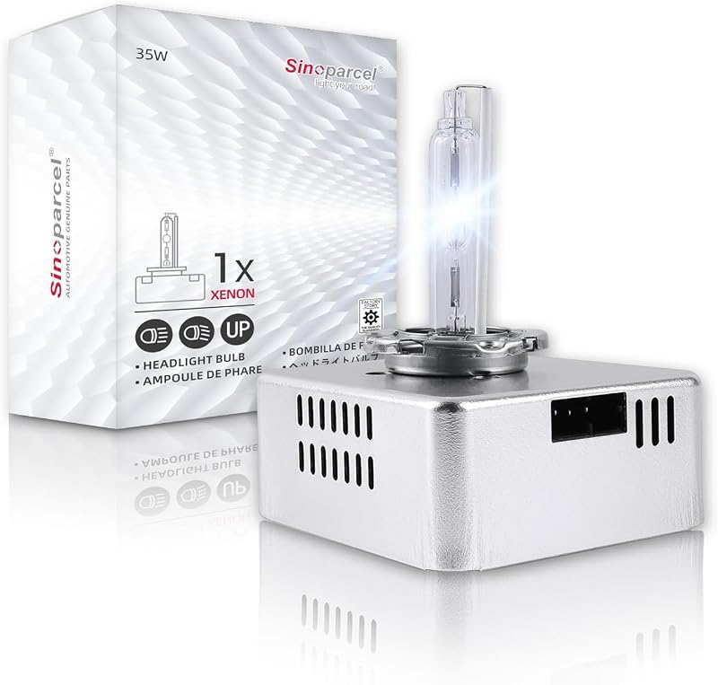 Sinoparcel D5S Xenon Bulb with Integrated Ballast 6000K 35W 3600LM