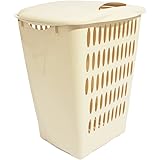 Wäschekorb Wäschebox 45 L cranberry Kunststoff Tragegriffe