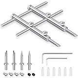 Neewer Camera Lens Openning Repairing Tool Kit Includes: 10-100mm Lens Repair Set with 3 Tips, 6 Screws and 2 Hexagon Wrench