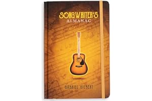 IVIDEOSONGS Songwriting's Almanac Journal 5x8 in • Ivory Matte-Finished Music Notebook • 160 Page Hardcover Music Staff Paper Manuscript Paper Notebook Music Journal • 150 Free Music Lessons