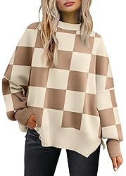 LILLUSORY Women's Oversized Batwing Sweaters 2025