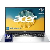 Acer Aspire 3 15.6" Business Laptop, Intel Core i7, 12GB RAM, 512GB SSD, FHD Display, Intel Iris Xe Graphics, Wi-Fi 6, Windows 11, RJ‑45 Gigabit Ethernet, Built for Powerful Multitasking