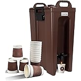 YUANHAO 5 Gallon Insulated Beverage Dispenser with Spigot | Commercial Hot & Cold Drink Dispenser for Coffee, Tea, Lemonade | Leak-Proof, 7-Hour Temp Control, Ideal for Parties, Events & Office