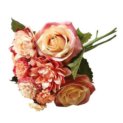 Vosarea Real Touch Simulation Roses Artificielles Fleurs