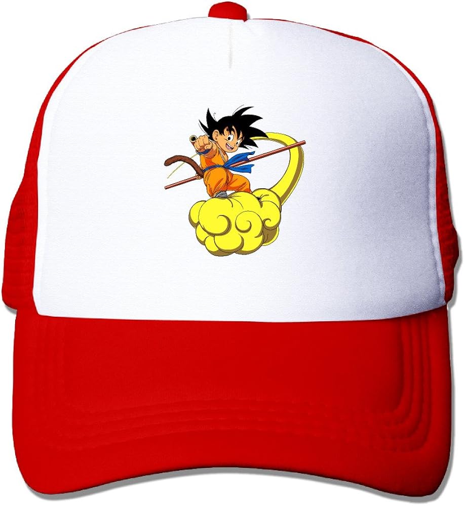 Dragon Ball Z Goku Adjustable Mesh Hat Unisex Red Amazon.ca Clothing