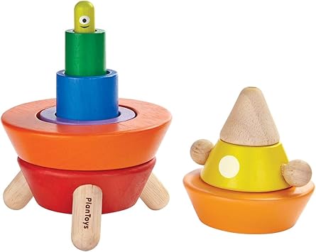 plan toys stacking rocket