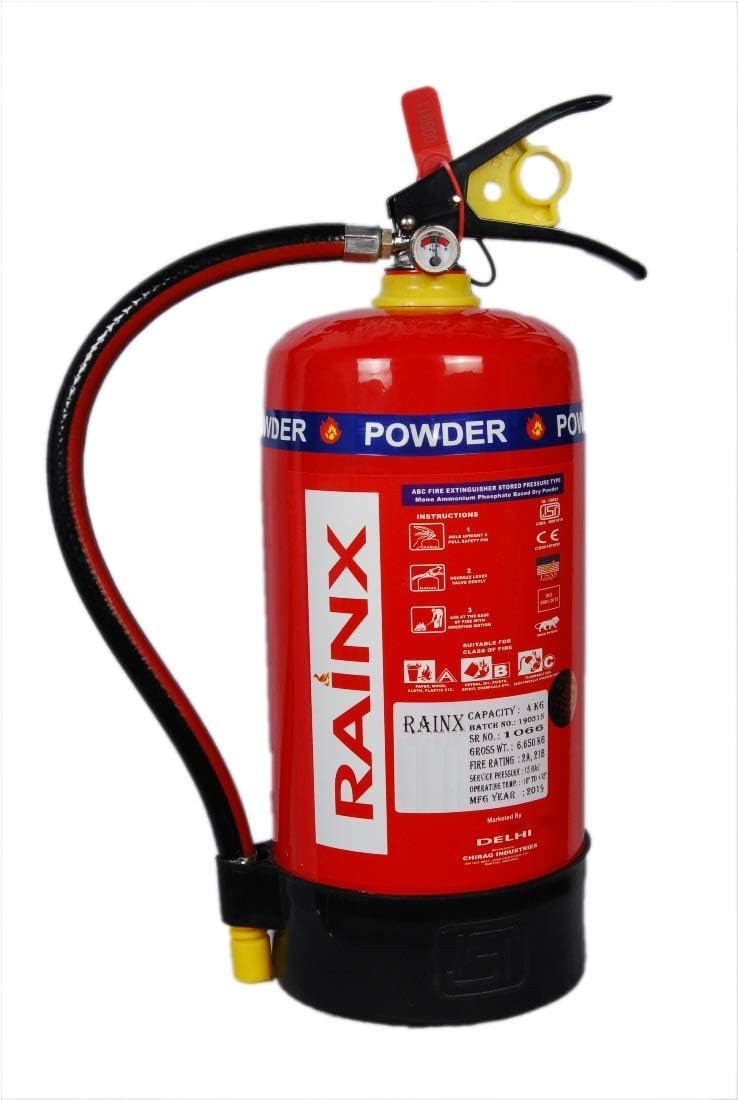 Fire Cylinder 6 Kg ABC Powder Type Fire Extinguisher with L Stand by