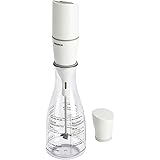 BonJour Chef's Tools Plastic Salad Dressing Carafe and Handheld Mixer, 12-Ounce, Salad Chef