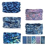 WONBURY Headwear Headband Bandana Neck Gaiter - Headwrap Balaclava Facemask Seamless for Outdoor