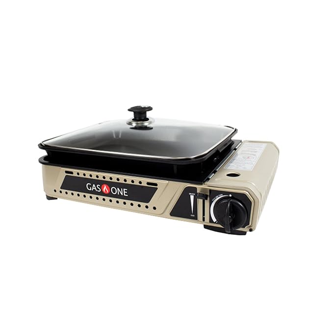 GasOne GS2200 All in One Portable Butane Wide Butane Stove with