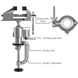 Fasmov Table Vise, 2in1 Bench Vise Home Table Vise