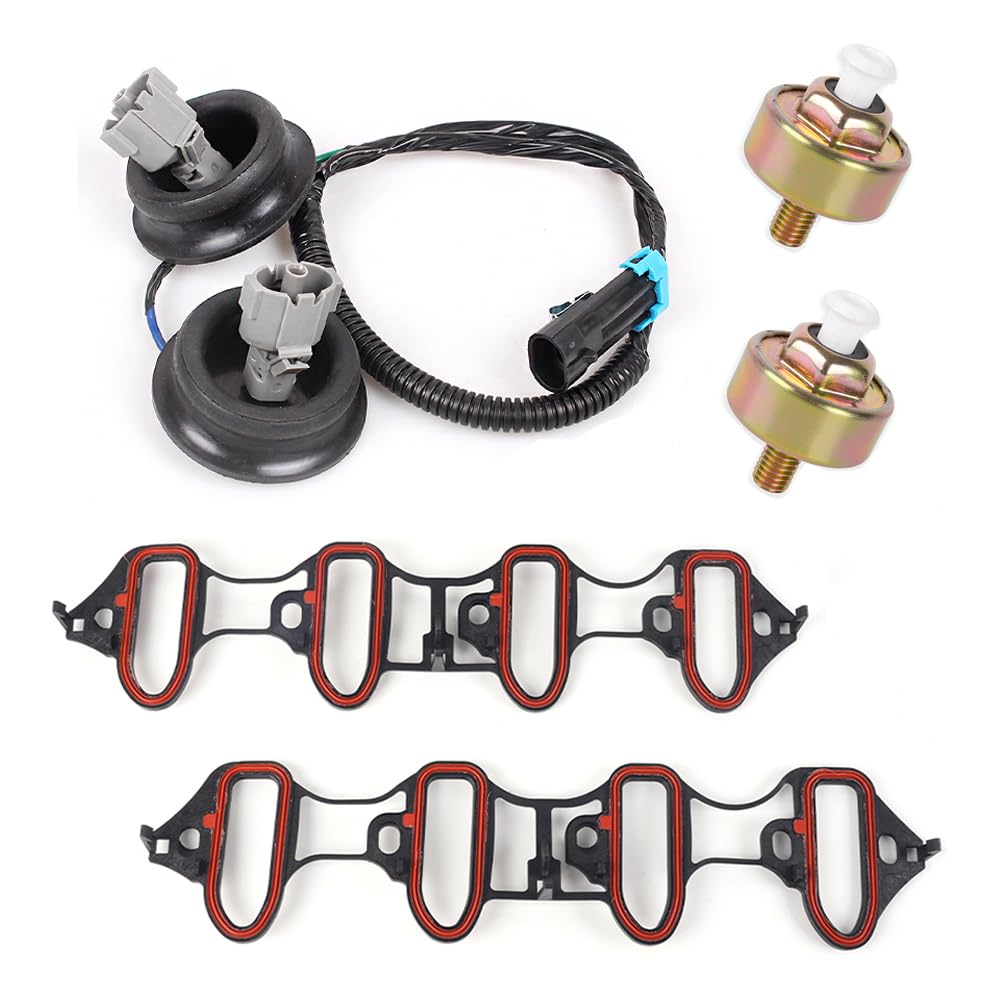 muge racing Dual Knock Sensors and Intake Manifold Gaskets Set with ...