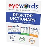 Eyewords Multisensory High Frequency Sight Words Desktop Dictionary | Phonetic Learning Approach, Sets #1-3, Words 1-150
