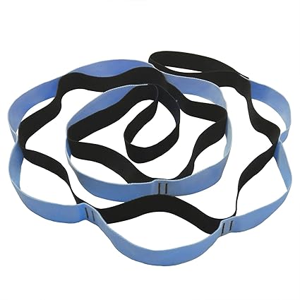 JEEZAO Correa Yoga Stretch Strap - Ancho de 4cm con 12 ...