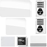 2pc Screen Protector for AYN Thor (All Models), Ultra HD Tempered Glass 9H Hardness, Bubble-Free Easy Install with Squeegee, Scratch Resistant, HD Clear Full Coverage for AYN Thor Console, Includes Toolkit