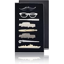 Pince à Cravate Requin Dorée - Bijou Homme Élégant Pour Mariage & Affaires