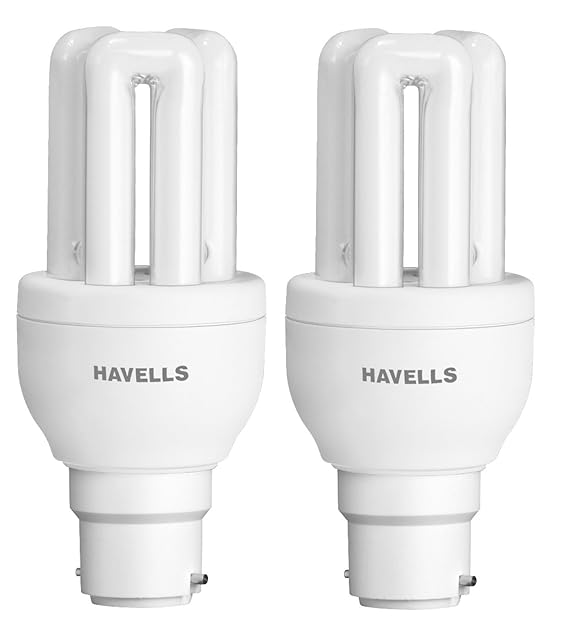 Havells TU B-22 8-Watt CFL Bulb (Cool Day Light and Pack of 2)