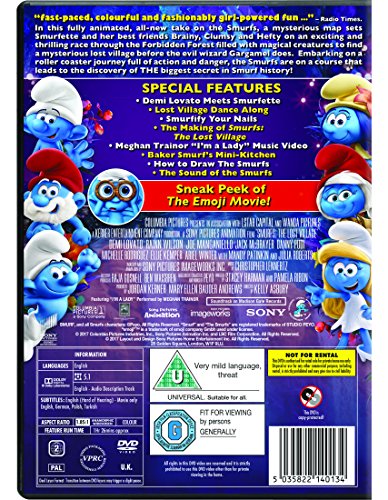 Smurfs The Lost Village (2017) Movie Dvd Quality 