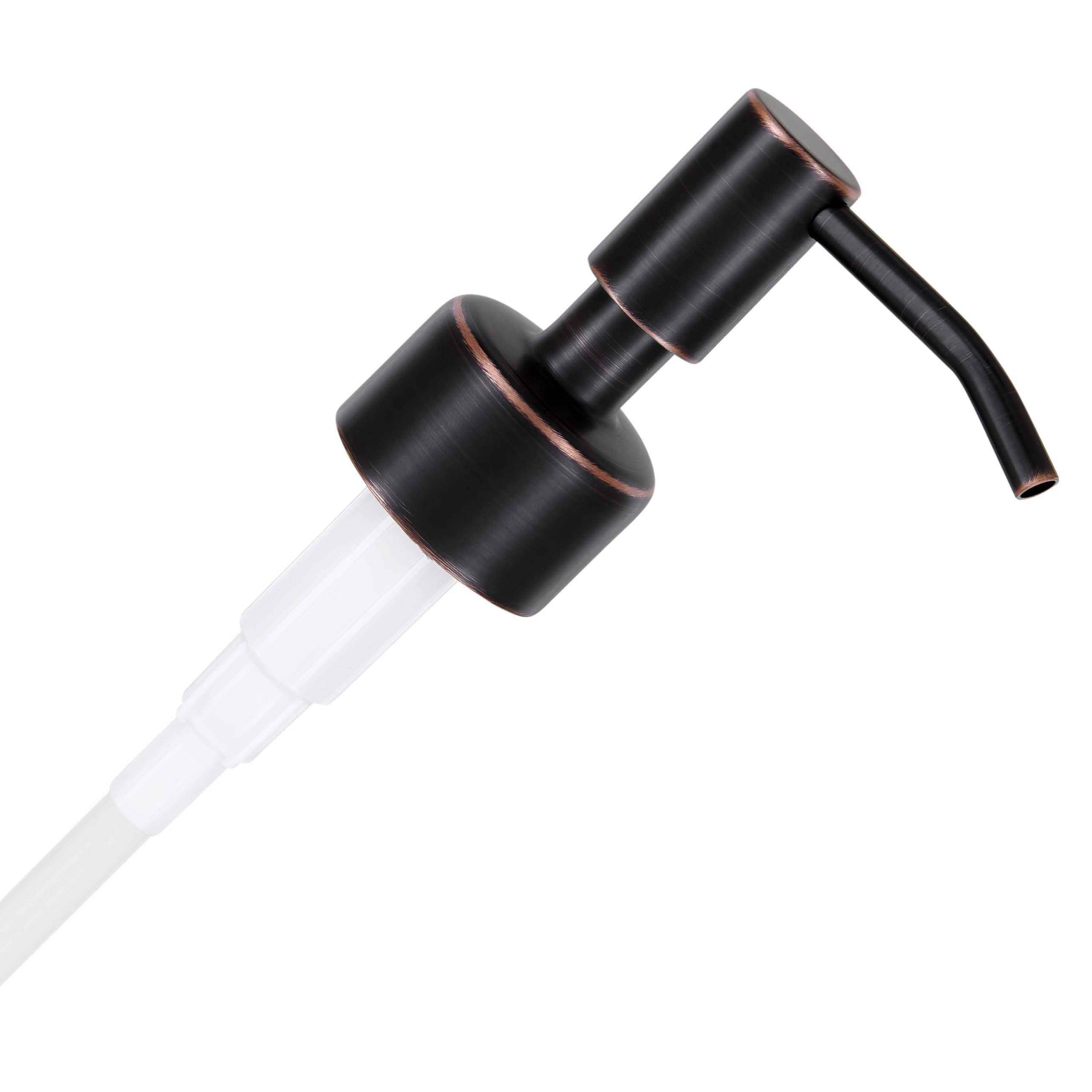 ALTGLAS Soap Dispenser Pump Head 'Budapest' - Spare Replacement for Standard Neck Size - 26-28 mm Thread From Stainless Steel (Black Copper Oil-rubbed)