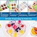 Kootek 4 Pack Silicone Ice Cube Trays with Lid - BPA Free Flexible 56-Ice Cubes Molds Easy Release Ice Trays with Spill-Resistant Removable Cover, Dishwasher Safe and Stackable Durable (Multi)