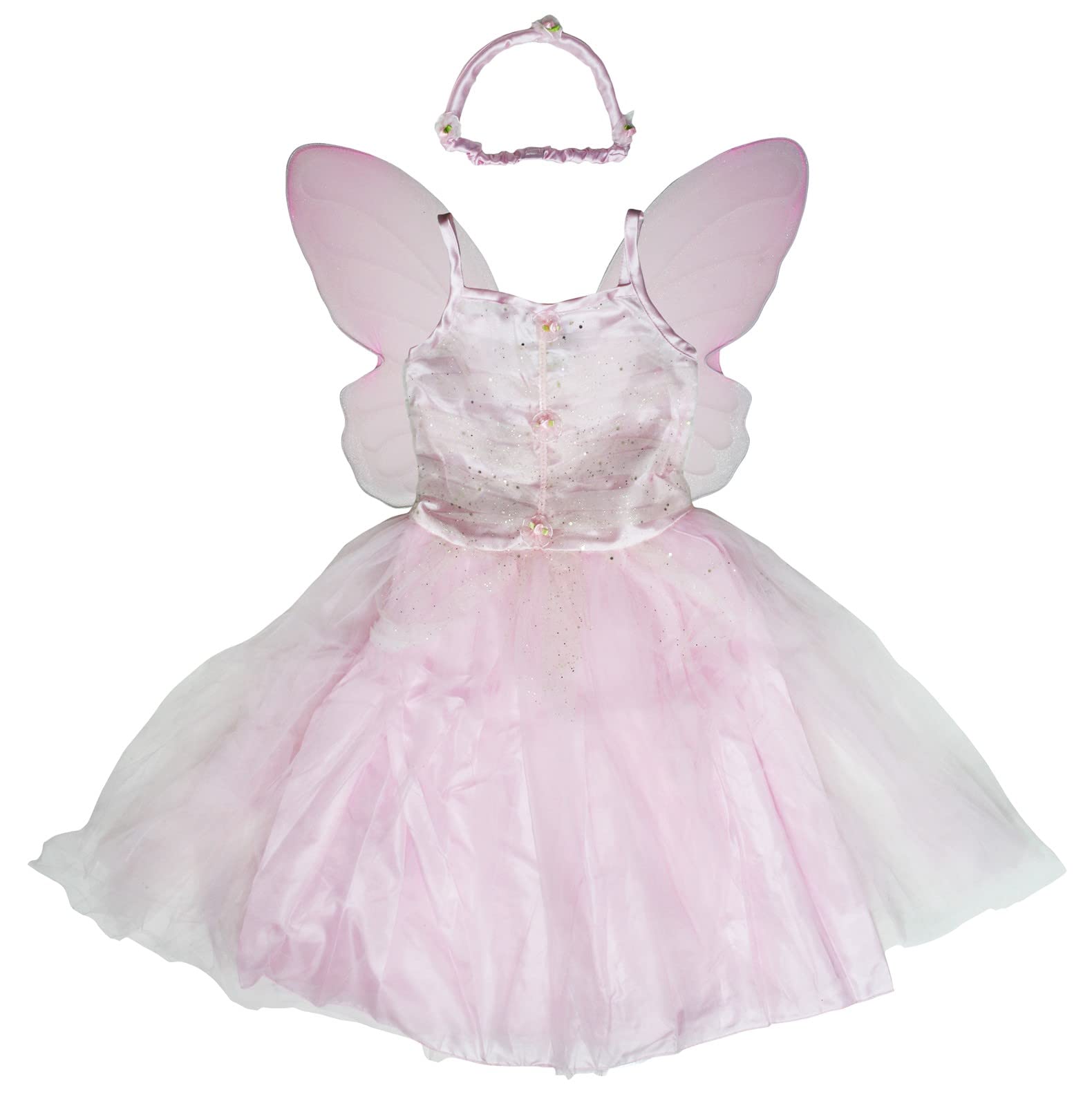Petitebelle Fairy Costume Dress 1-10y (Pink, 4-6year)