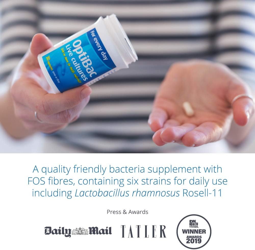 Optibac Probiotics Every Day, Vegan Digestive Probiotic Supplement, Most Trusted & Recommended Brand - Image 5