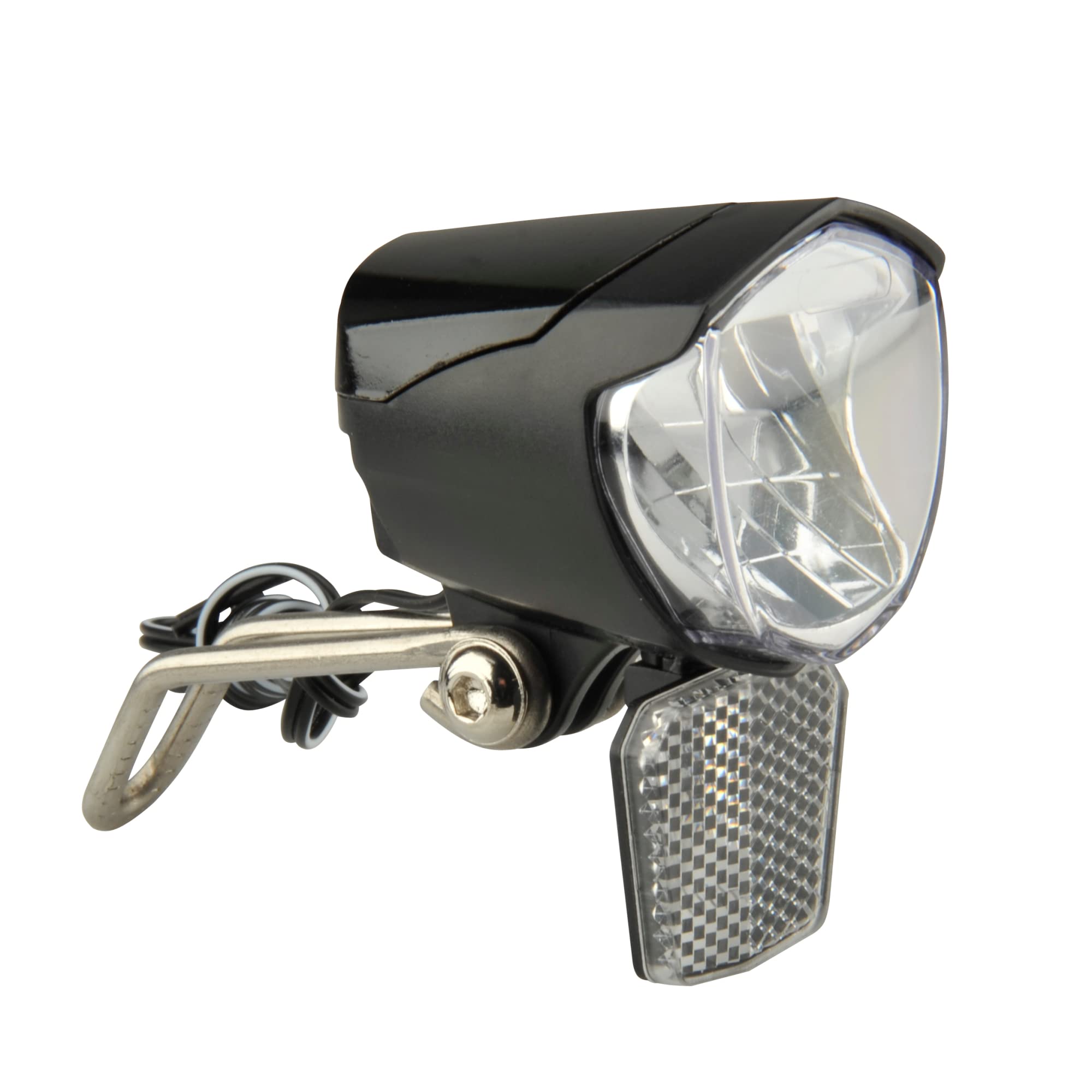 Fischer Bicycle Dynamo LED Front Light 70 Lux with Automatic Light and Parking Light StVZO Approved