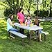 Lifetime Products 6 ft. W-Frame Folding Picnic Table (6 ft., Putty)