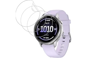 3 Pack Screen Protector for Garmin Venu 4 41mm, GEJEFA Flexible TPU Full Coverage 3D Curved Screen Film for Garmin Venu 4 41m