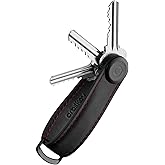 orbitkey Crazy Horse Leather Key Organizer | Quiet Profile | Holds up to 7 Keys